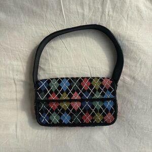 Colorful Argyle Patterned Women's Bag